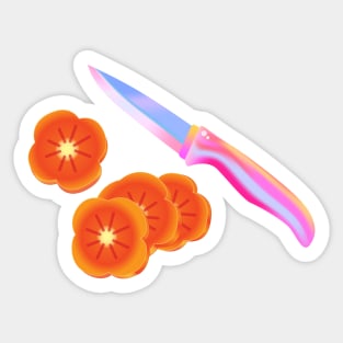 Persimmon Knife Sticker